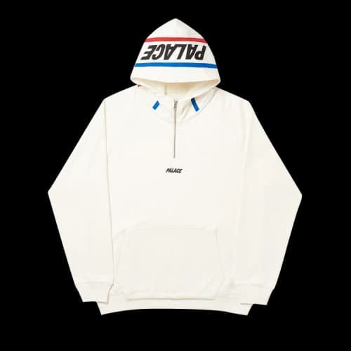 Palace Classic Fix 1/4 Zip 'White'