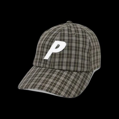 Palace Plaid P 6-Panel 'Black'