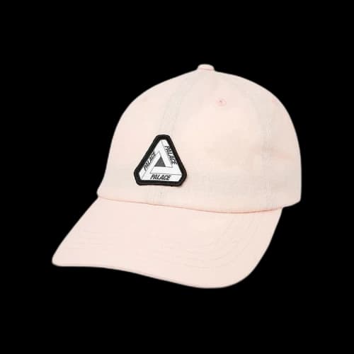 Palace Tri-Ferg Patch Cap 'Pink'
