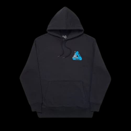 Palace Tri-Smiler Hood 'Black'