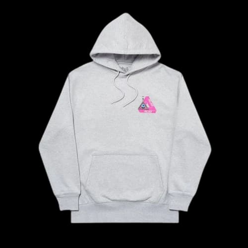 Palace Tri-Smiler Hood 'Grey Marl'