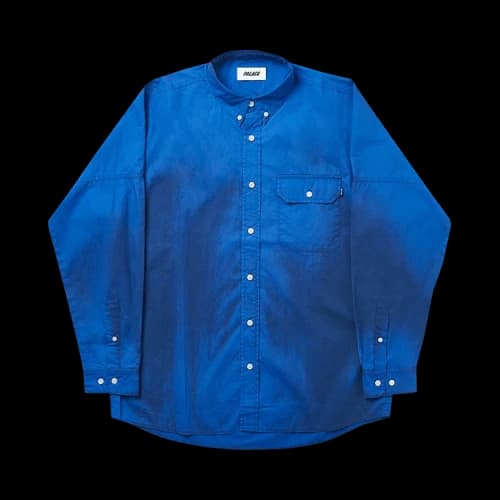 Palace Droppeth Heater Shirt 'Navy'