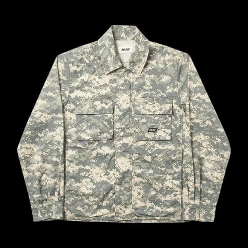 Palace Jungle Zip Shirt 'Digi Camo'