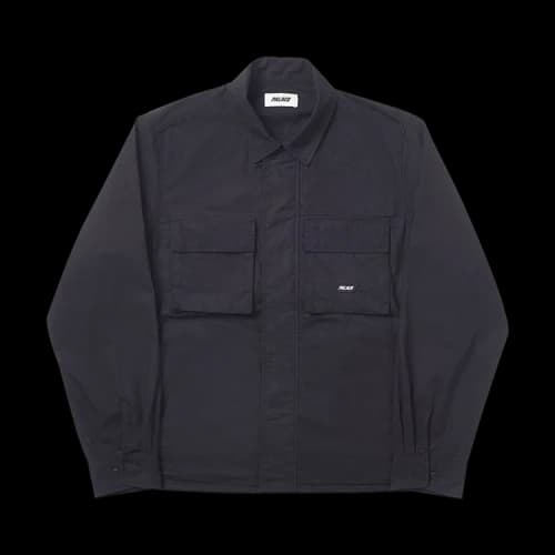 Palace Jungle Zip Shirt 'Black'