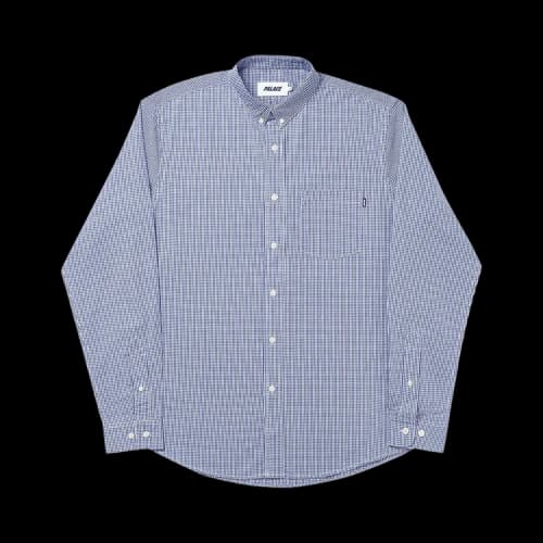Palace Ging-Ham Shirt 'Blue'