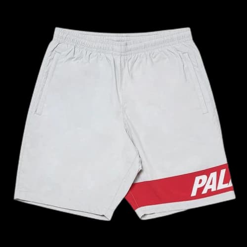 Palace Side Short 'Grey/Red'