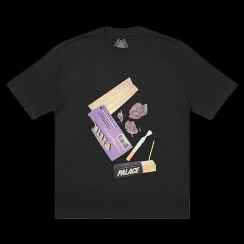 Palace Skin Up Monsieur T-Shirt 'Black'