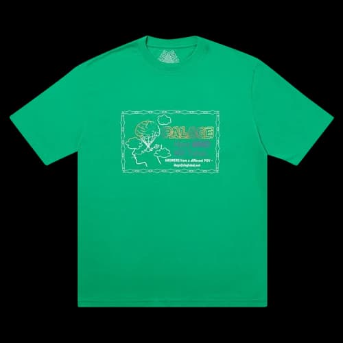 Palace Don't Call Me I'll Call You T-Shirt 'Green'