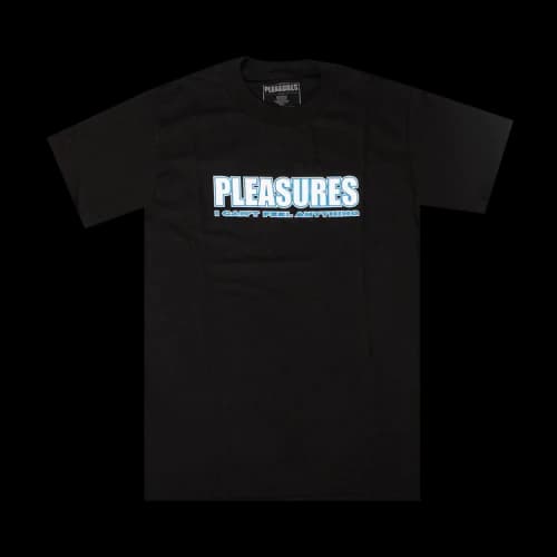 Pleasures I Can't Feel Anything Short-Sleeve T-Shirt 'Black'