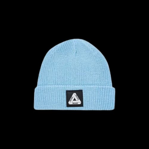 Palace Tri-Ferg Patch Beanie 'Light Blue'
