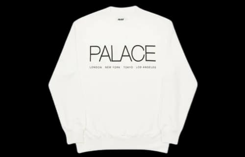 Palace Globaller Crew 'White'