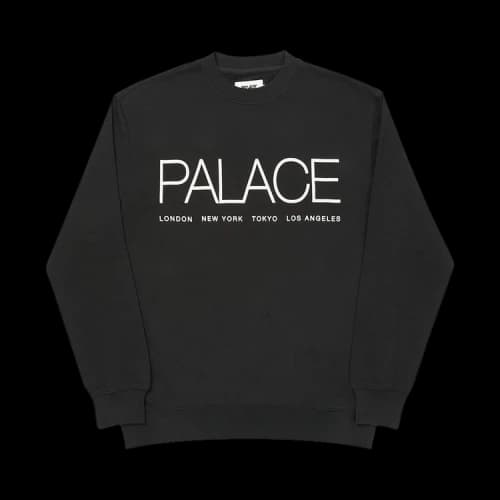 Palace Globaller Crew 'Black'