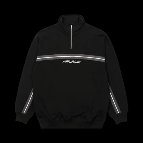 Palace Insert 1/4 Zip 'Black'