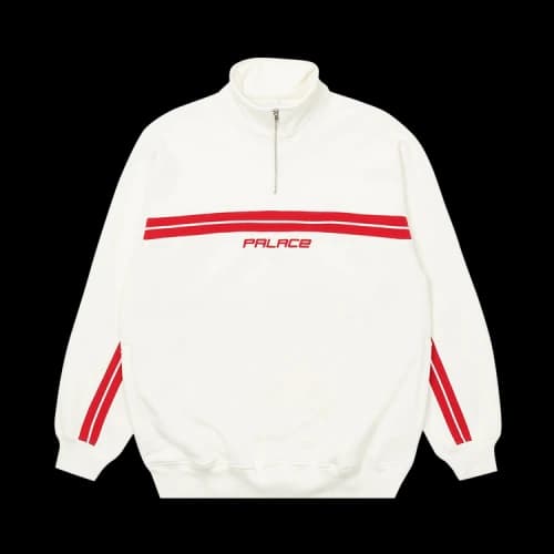 Palace Insert 1/4 Zip 'White'