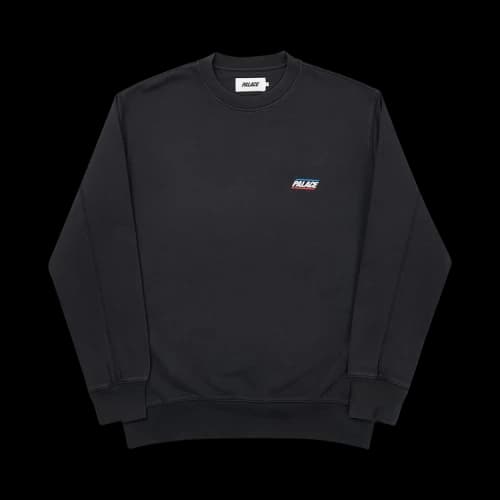 PALACE Alphabet Logo Round Neck Unisex Black