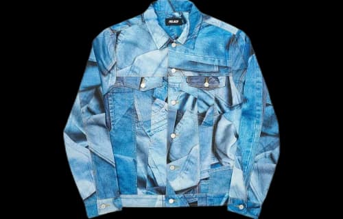Palace Double Denim Jacket 'Blue'