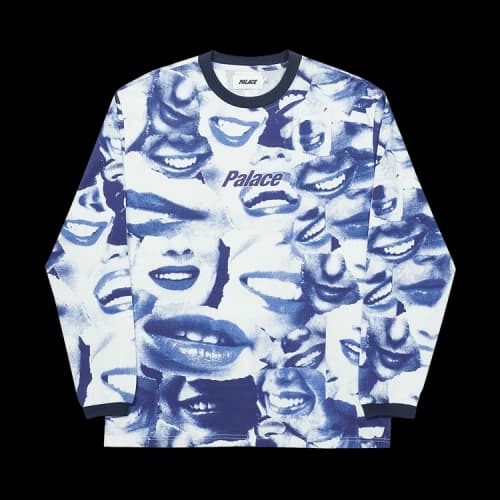 Palace John & Molly Mouf Long-Sleeve 'Blue'