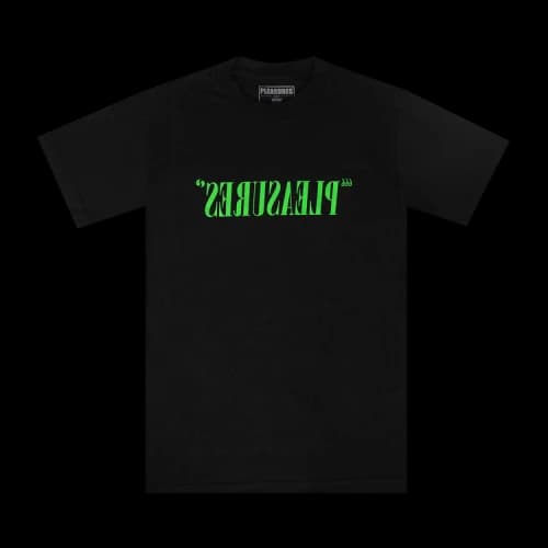 Pleasures Flipped Logo Tee 'Black'