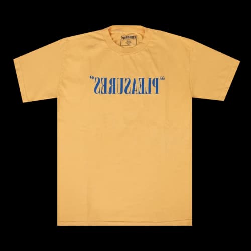 Pleasures Flipped Logo Tee 'Squash'