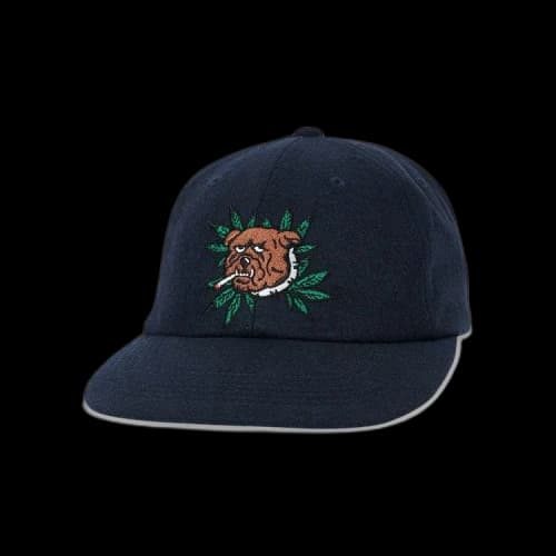 Palace Weed Bulldog Wool 6-Panel 'Navy'
