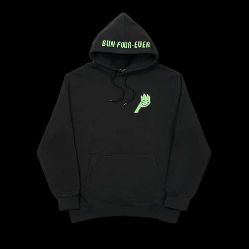 Palace x Spitfire Live To Bun Hood 'Black'