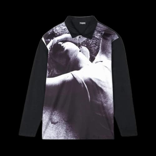 Pleasures x Joy Division Apart Long-Sleeve Polo 'Black'