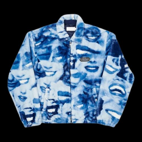 PALACE Unisex John&Molly Character Lips Pattern Jacket Blue