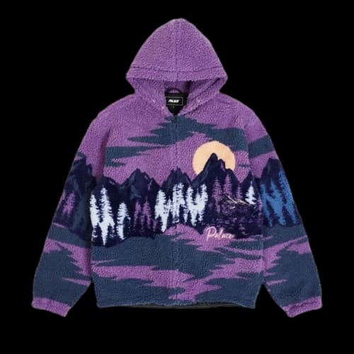 Palace Palaska Fleece Jacket 'Purple'