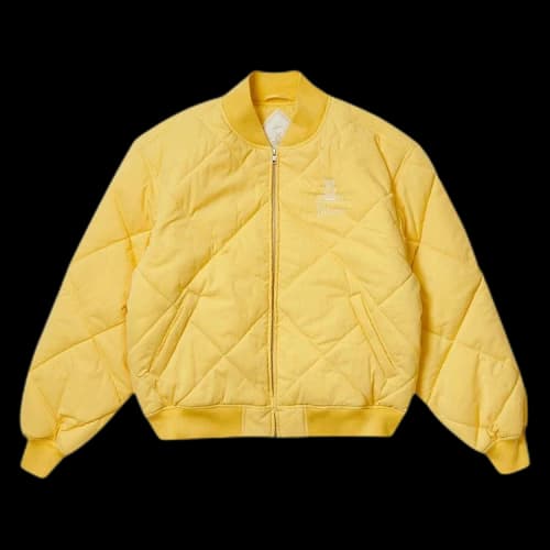 PALACE London Diamond With Down Feather Jacket Unisex Yellow