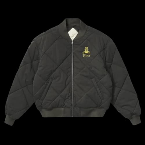 PALACE London Diamond With Down Feather Jacket Unisex Black