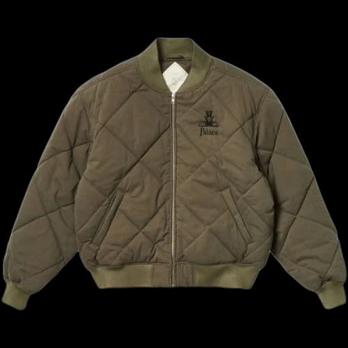 PALACE London Diamond With Down Feather Jacket Unisex Green