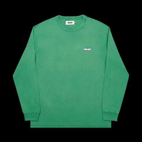 Palace Basically A Long-Sleeve 'Washed Green'