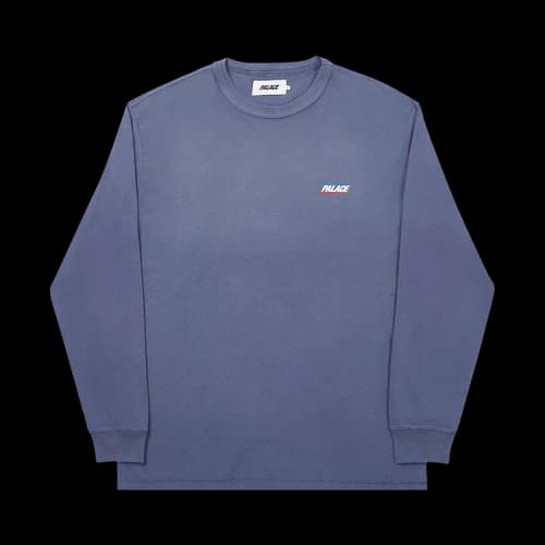 Palace Basically A Long-Sleeve 'Washed Navy'