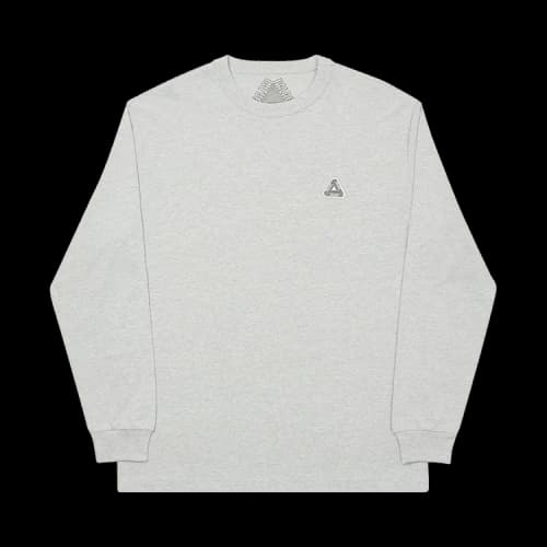 Palace Sofar Long-Sleeve 'Grey Marl'