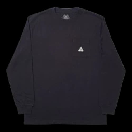 PALACE Unisex Sofar Pocket Printing Swea Black
