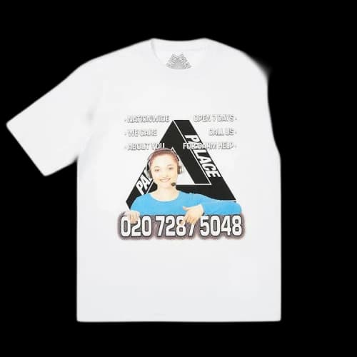 Palace Bell Man T-Shirt 'White'