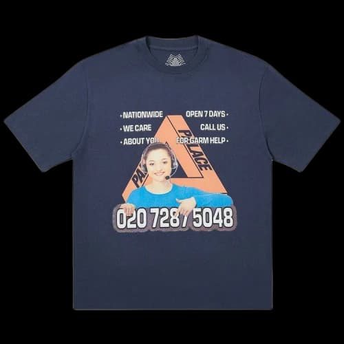 Palace Bell Man T-Shirt 'Navy'
