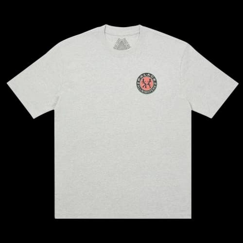 Palace All Nighters T-Shirt 'Grey Marl'