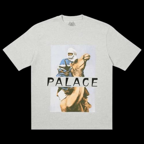 Palace Camel T-Shirt 'Grey Marl'