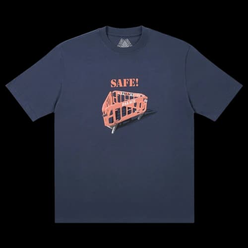 Palace Safety T-Shirt 'Navy'