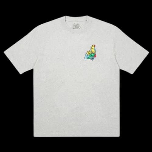 Palace Parrot Palace-3 T-Shirt 'Grey Marl'
