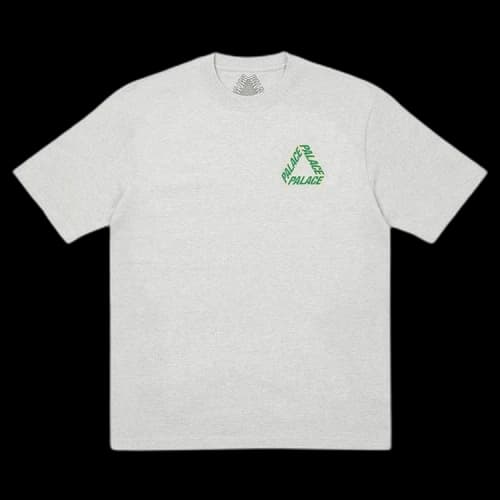 Palace P3 Team T-Shirt 'Grey Marl'
