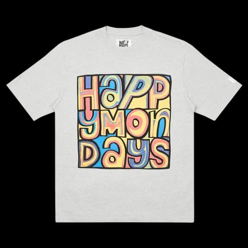 Palace Happy Mondays Cover T-Shirt 'Grey Marl'