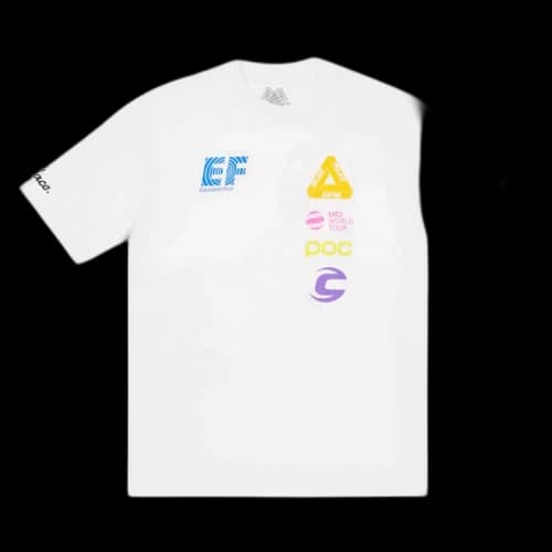 Palace x Rapha Off Bike T-Shirt 'White'