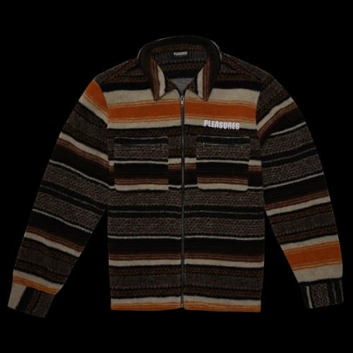 Pleasures Explorer Zip Jacket 'Brown'