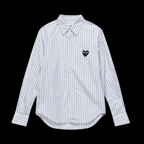 Comme des Garçons PLAY Stripe Woven Shirt 'Blue'