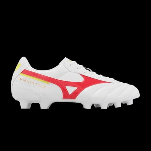 Mizuno Morelia 2 Club MD FG 'White Fiery Coral Bolt'