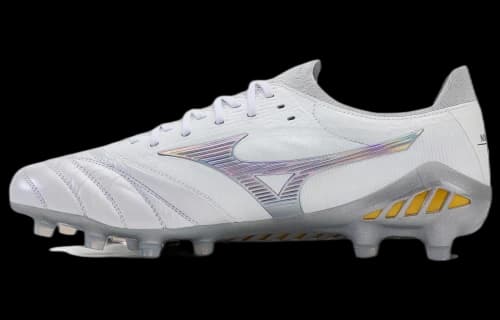 Mizuno Morelia Neo III Football Cleats 'White Light Grey'