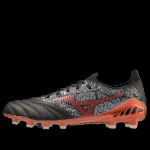 Mizuno Morelia Neo III Beta x SR4 Elite FG 'Black High Risk Red'