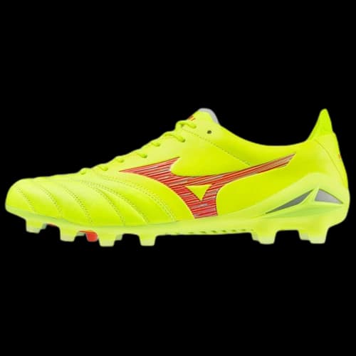 Mizuno Morelia Neo 4 Elite 'Safety Yellow Fiery Coral'